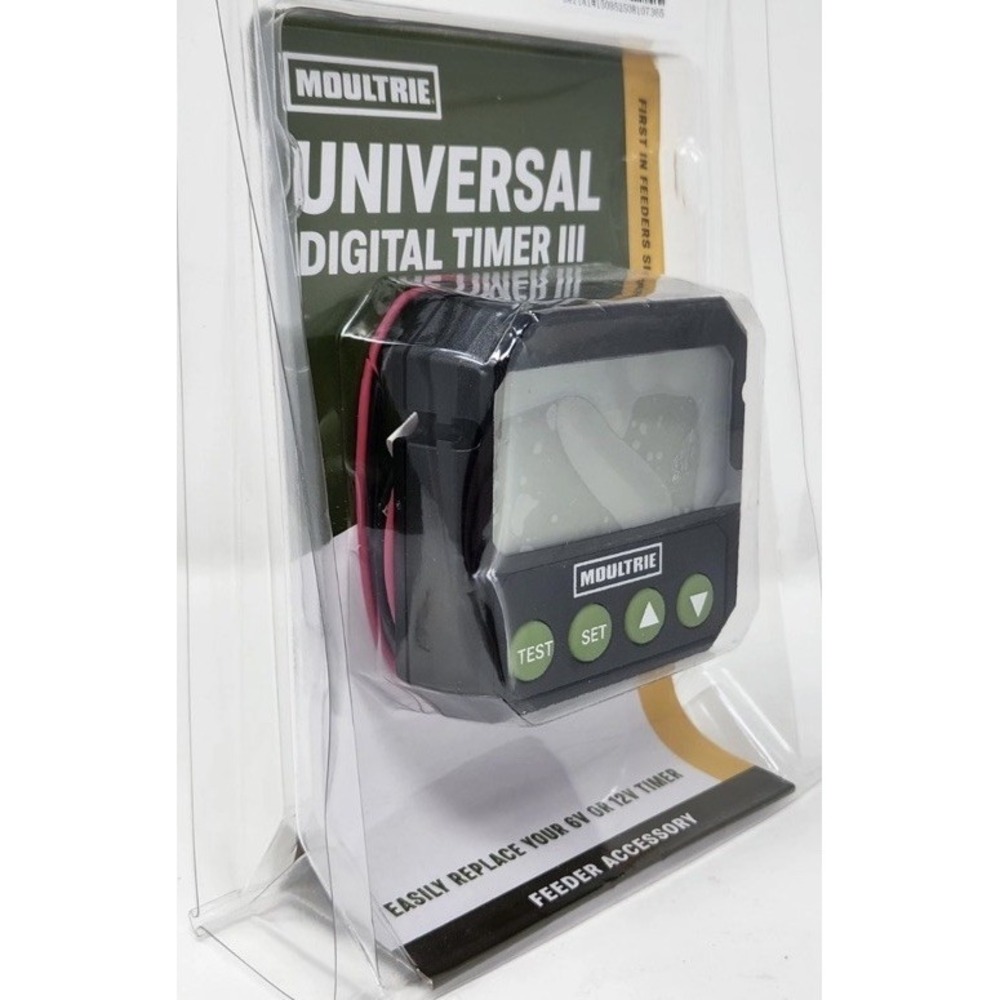 Moultrie Universal Digital Timer III Feeder Timer 6V 12V New Sealed - Picture 3 of 5